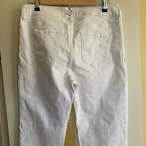 NYDJ White Jeans EUC